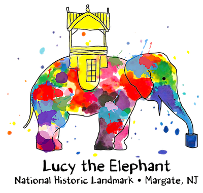 Lucy the Elephant ColorSplash T-Shirt