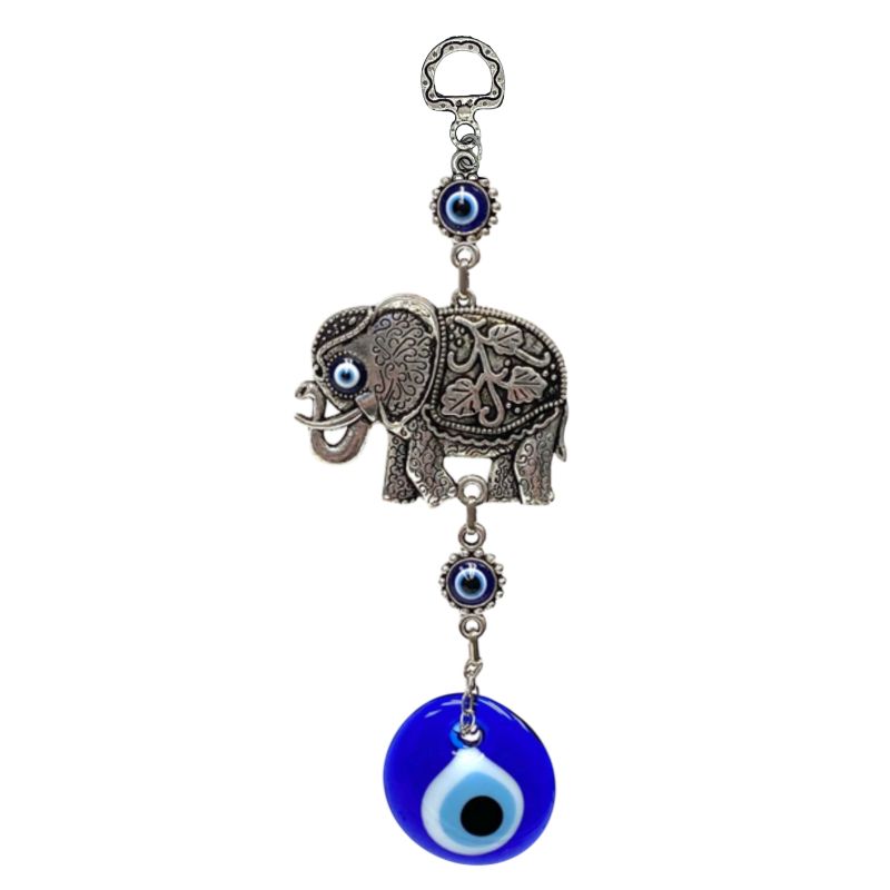 Turkish Evil Eye with Elephant Amulet