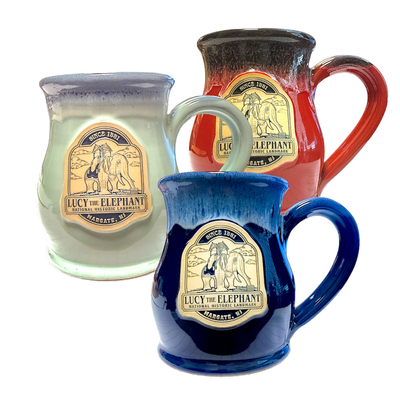 Lucy the Elephant Stoneware Mug by Deneen Pottery Lucy the Elephant Stoneware Mug by Deneen Pottery