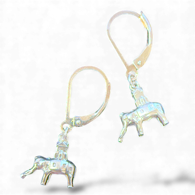 Sterling Silver Mini 3D Lucy Earrings