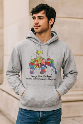 Lucy the Elephant Colorsplash Hoodie
