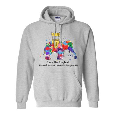 Lucy the Elephant Colorsplash Hoodie Lucy the Elephant Colorsplash Hoodie