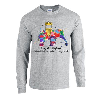 Lucy the Elephant Colorsplash LongSleeve Lucy the Elephant Colorsplash LongSleeve