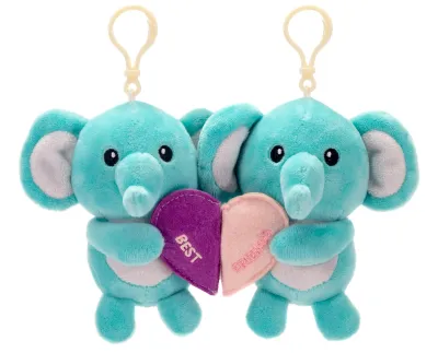 Best Friends Elephant Keychain