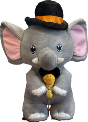 Frankie the Crooner Elephant Plush