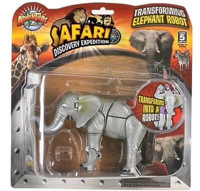 Elephant Transforming Robot by Adventure Planet