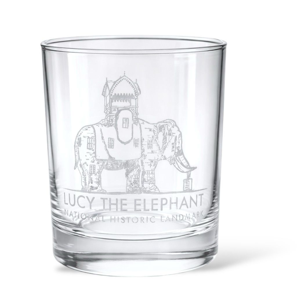 Lucy The Elephant Rocks Glass