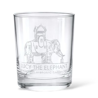 Lucy The Elephant Rocks Glass