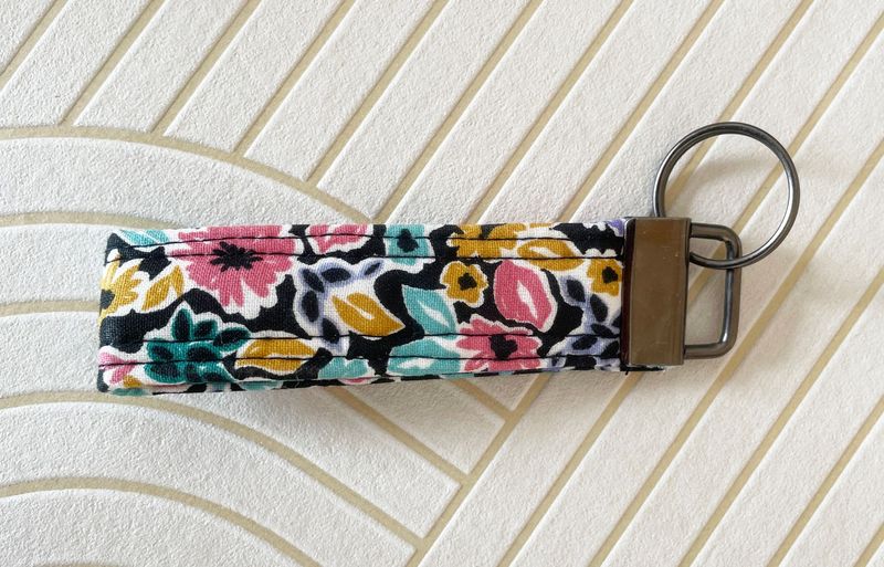 Porte clés PM - Sixties flowers