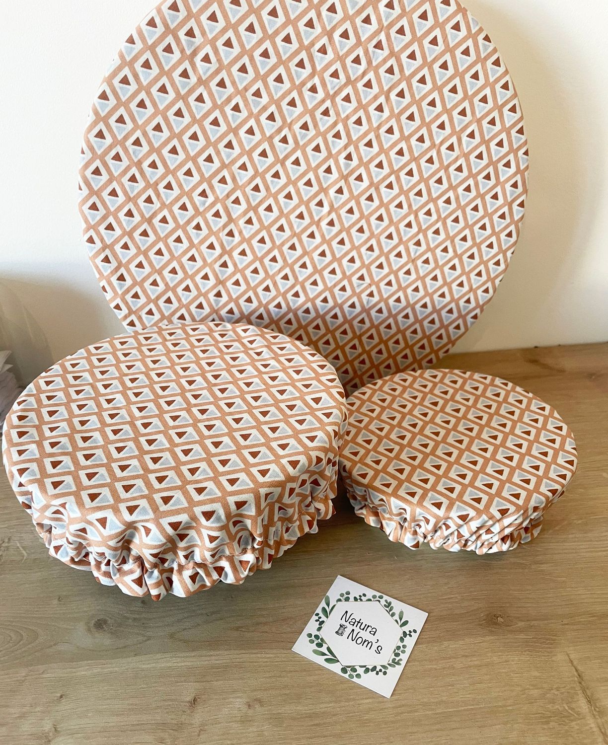 Lot de 3 couvre-plats (taille S,M,L)-  Triangle