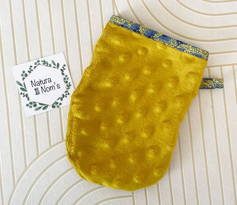Gant démaquillant (démaquille avec de l'eau uniquement)- Jaune Wax