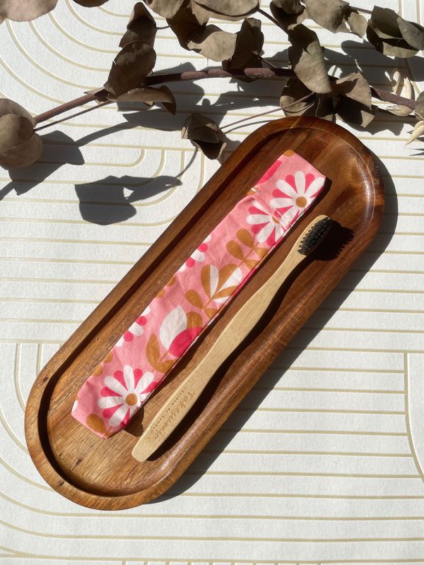 Étui à brosse à dents imperméables - Sixties rose