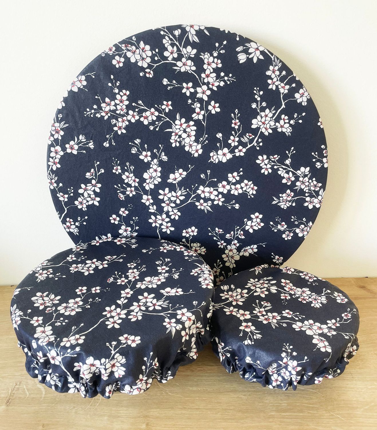 Lot de 3 couvre-plats lavables (taille S,M,L) - Japan B