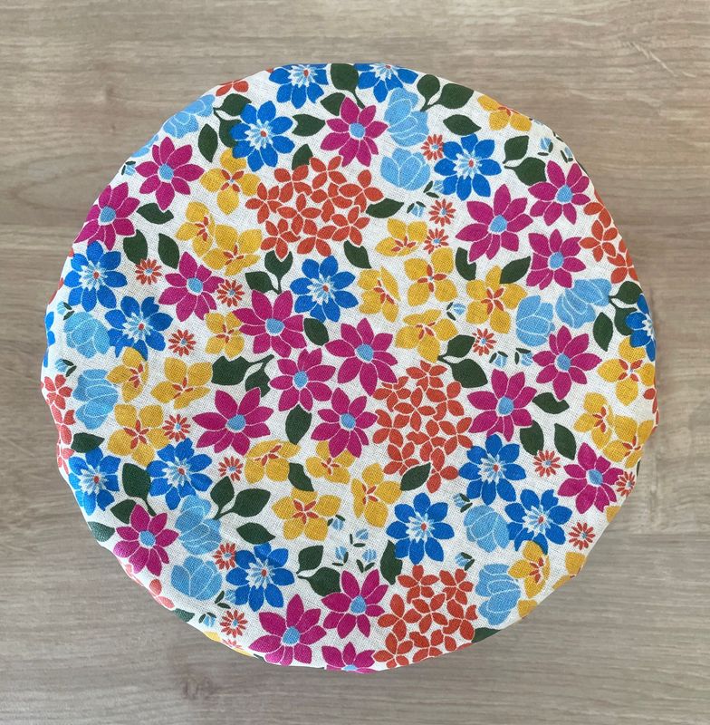 Couvre plat taille S - Flower power