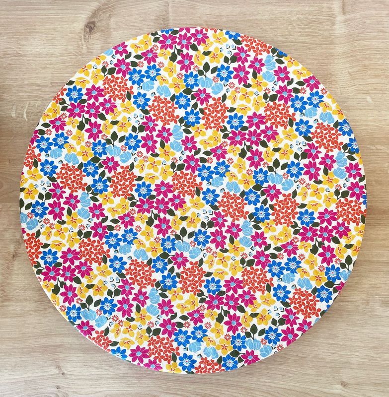 Couvre plat L - Flower power
