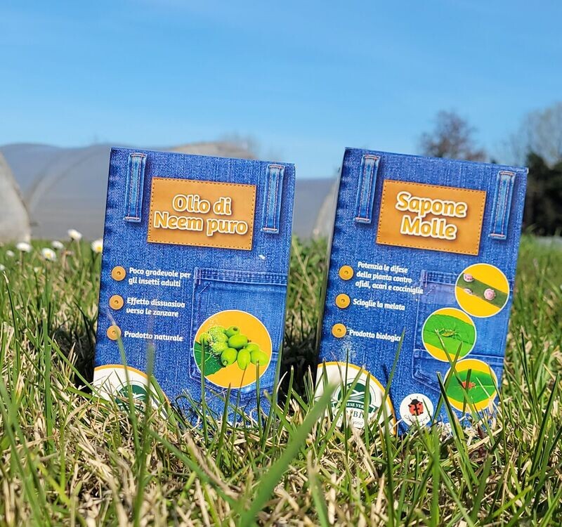 Kit Base Biodifesa: Olio di Neem & Sapone Molle ml.280