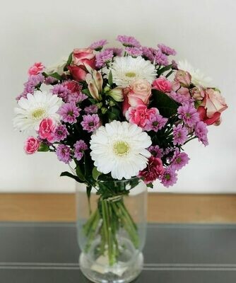 Florist Choice Pinks & Whites – Same Day