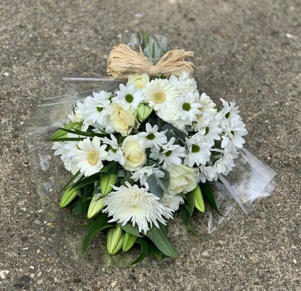 Sympathy Bouquet Whites