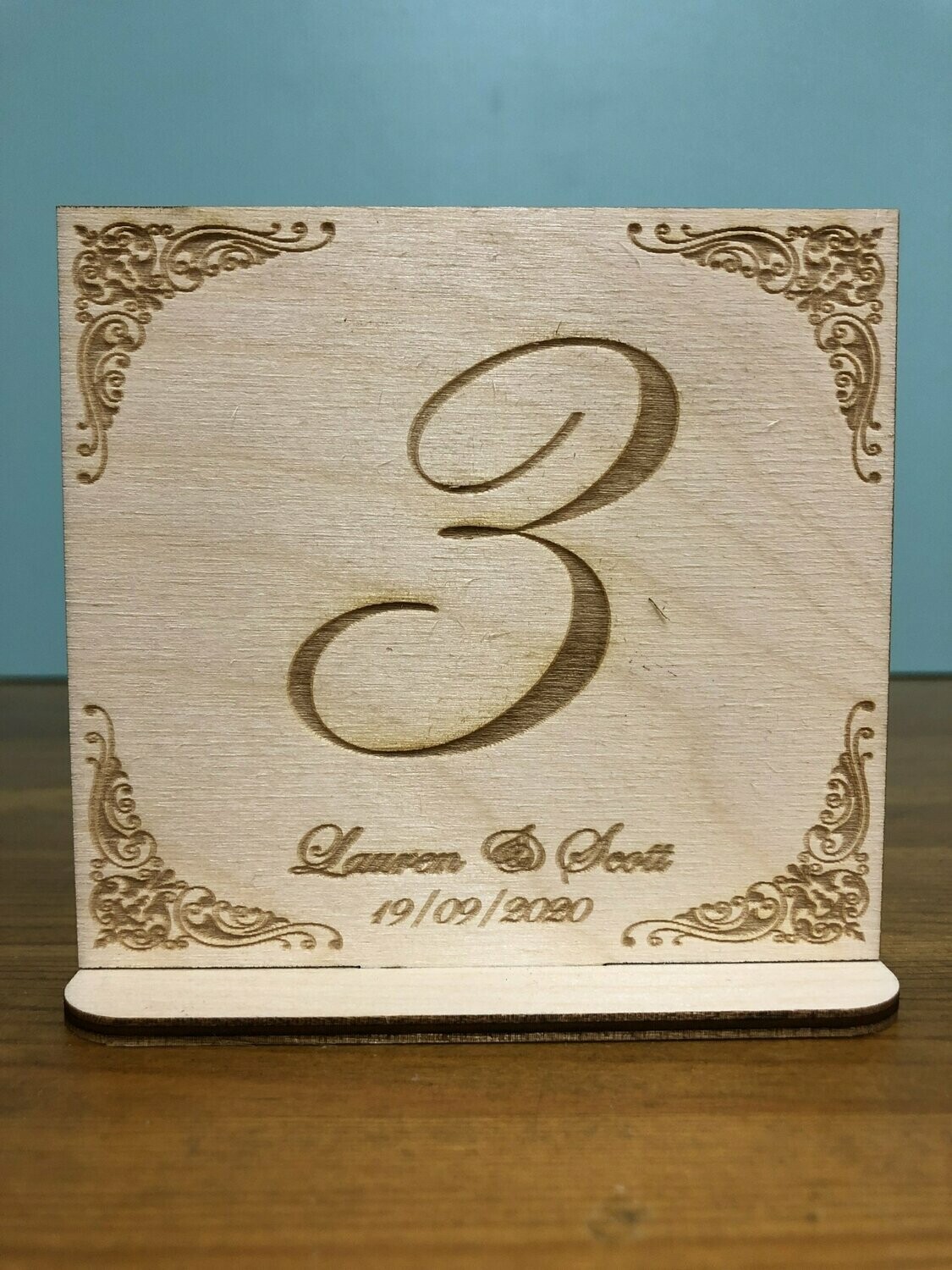 Wedding Table Numbers