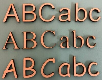 Laser Cut Letters - 20mm to 100mm