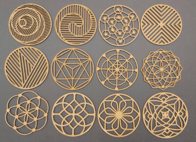 Geometric Pattern Coasters