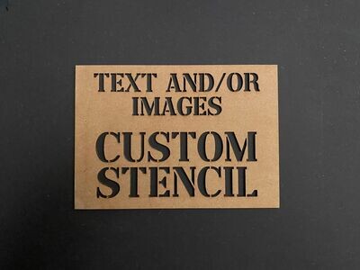 Personalised Custom Stencils