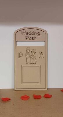 Wedding Post Box - Couple