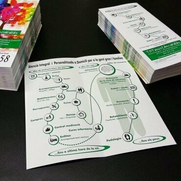 DÍPTICOS A COLOR A DOBLE CARA