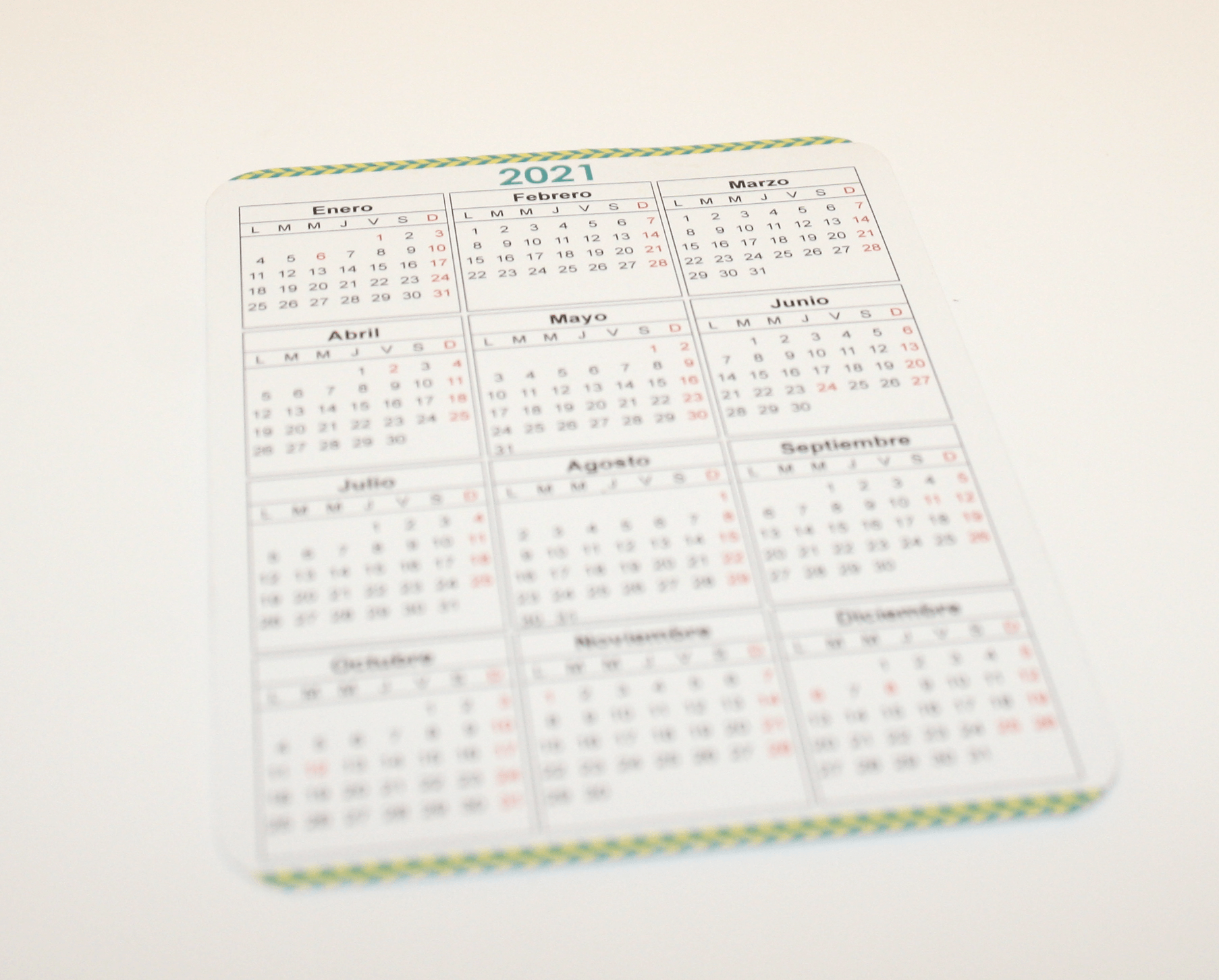 CALENDARIO DE BOLSILLO