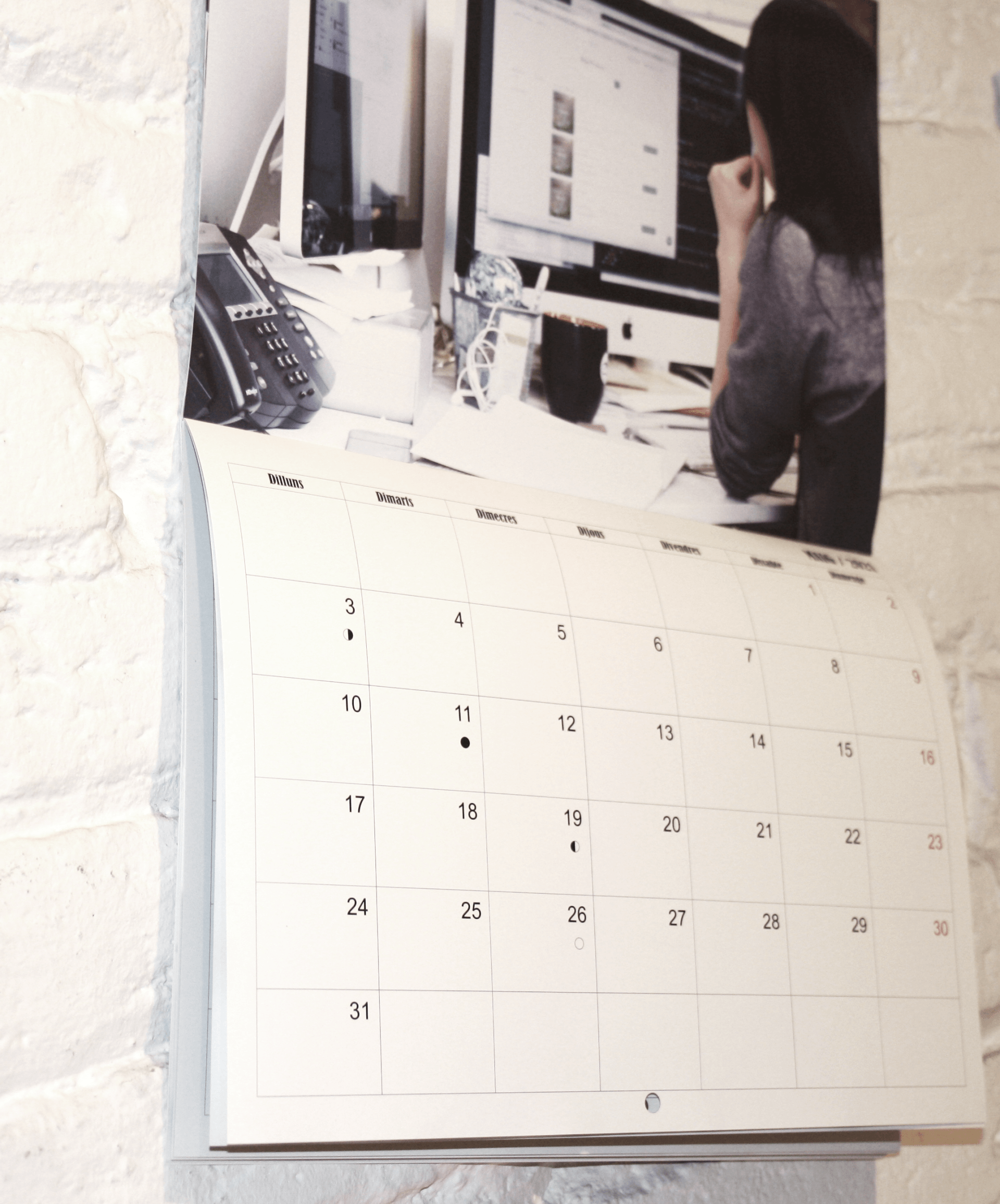 CALENDARIO DE PARED REVISTA