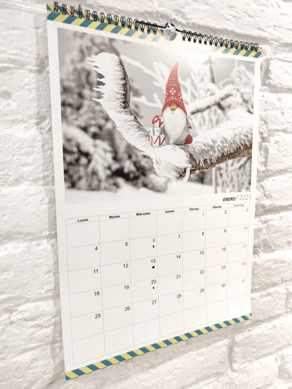 CALENDARIO DE PARED WIRE-O