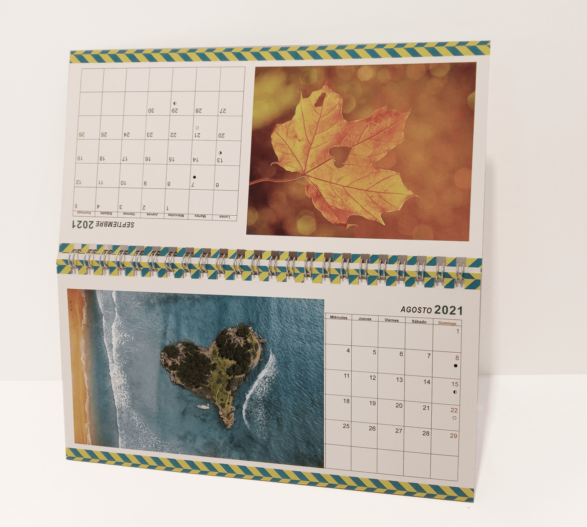 CALENDARIO SOBREMESA WIRE-O