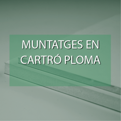 MONTATGES EN CARTRÓ PLOMA