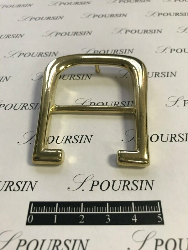 Boucle 255/40 à Tenon Laiton Poli Bille - 1 pièce