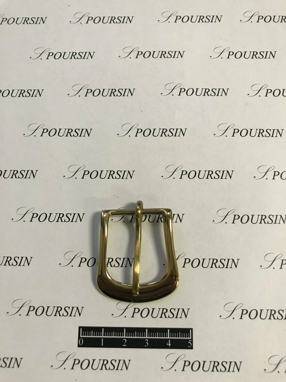 Boucle 27/25 Laiton Poli Main - lot de 2 pièces