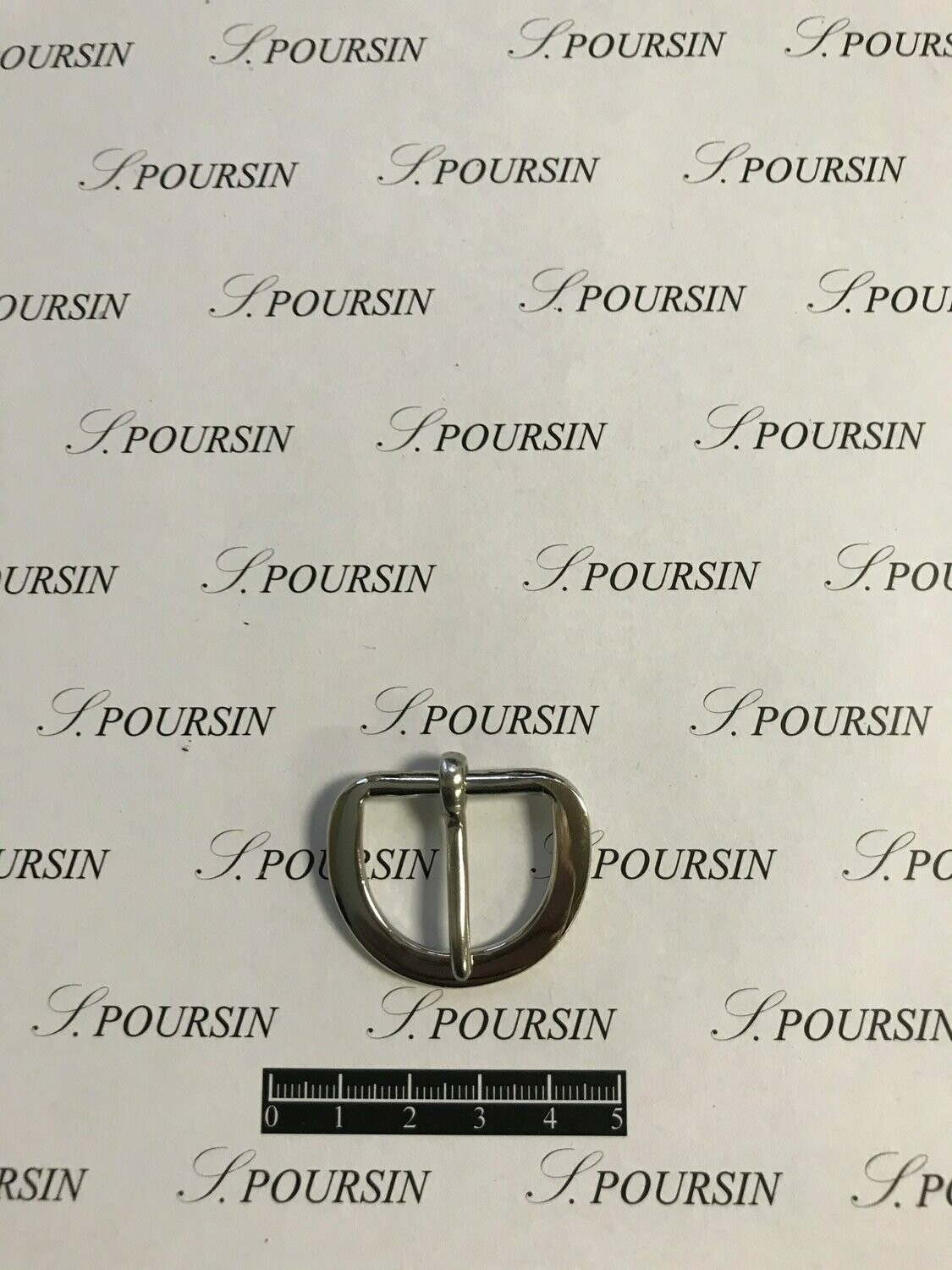 Boucle 28/25 Laiton Poli Nickel - Bonne Affaire! - lot de 2 pièces