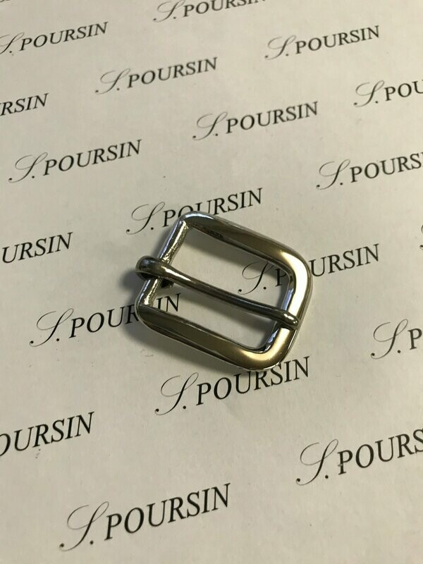 Boucle 48/20 Laiton Poli Nickel - Bonne Affaire! - lot de 4 pièces