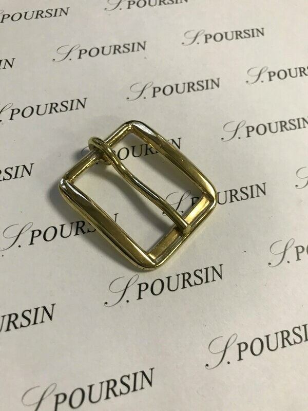 Boucle 50/25 Laiton Poli Bille - Bonne Affaire! - lot de 4 pièces