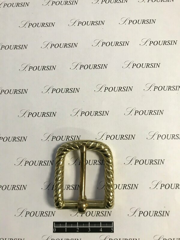 Boucle 389/35 CH Laiton Poli - lot de 2 pièces