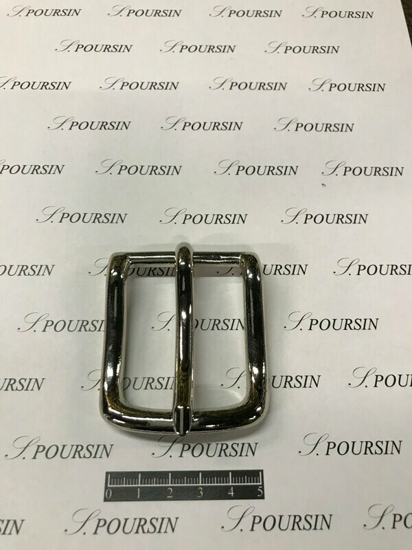 Boucle dossière Lyre 41mm CH  Laiton Poli Bille Nickel - lot de 1 pièce