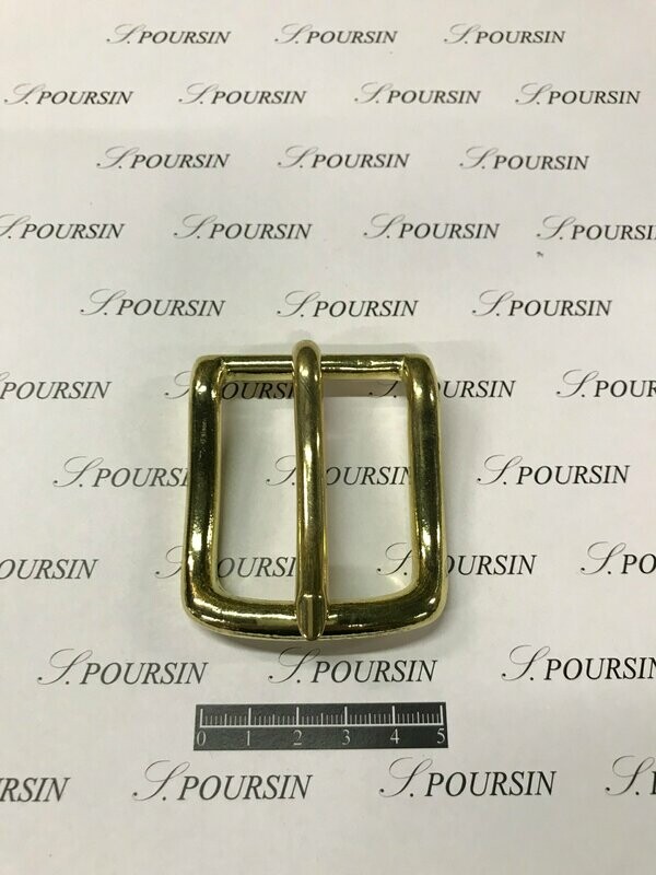 Boucle dossière Lyre 41mm CH  Laiton Poli Bille - lot de 1 pièces