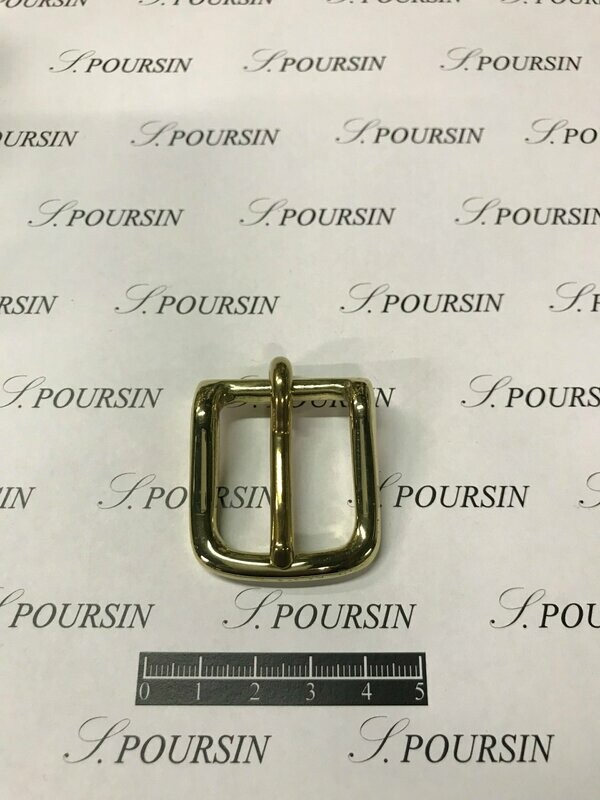 Boucle Lyre 25mm CH Laiton Poli Main - lot de 2 pièces