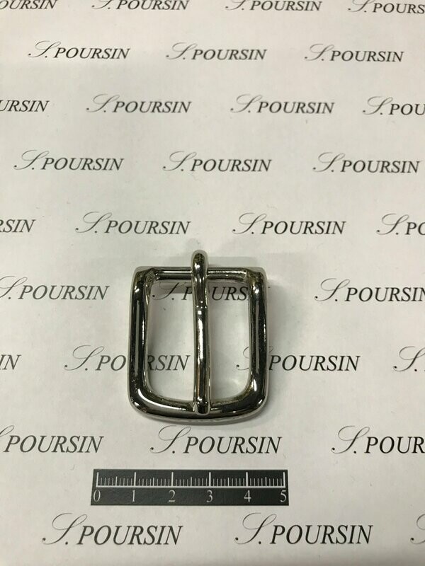 Boucle Lyre 27mm CH Laiton Poli Main Nickel - 1 pièce