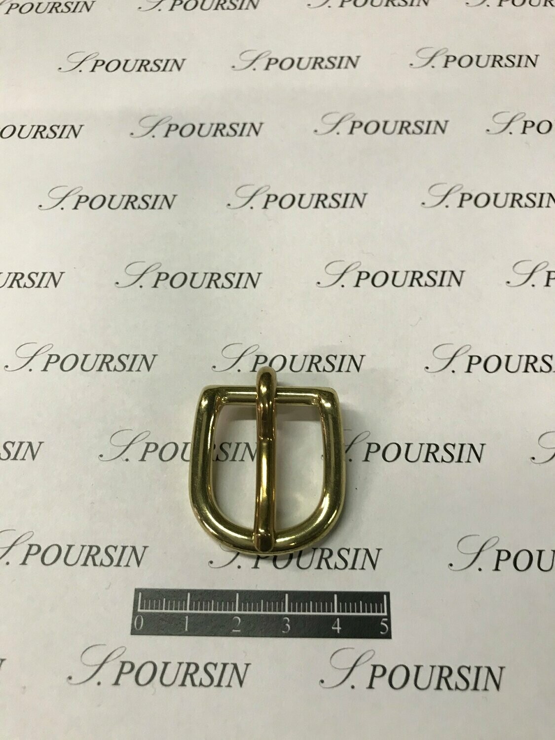 Boucle 253/20 CH Laiton Poli Bille - lot de 2 pièces