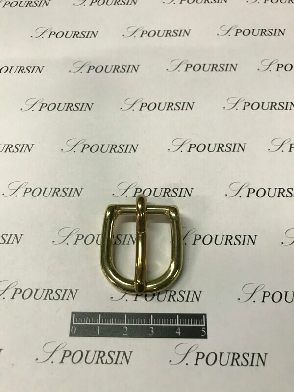 Boucle 253/20 CH Laiton Poli Bille - lot de 2 pièces