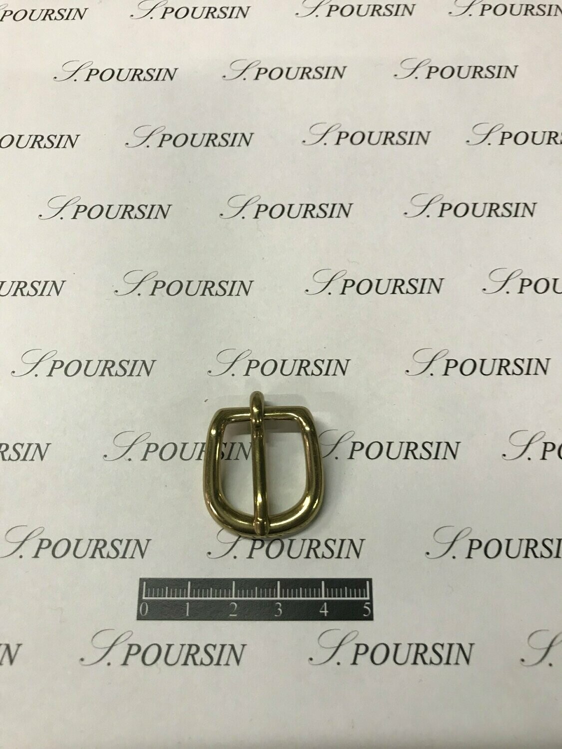 Boucle 253/16 Laiton Poli Bille - lot de 2 pièces