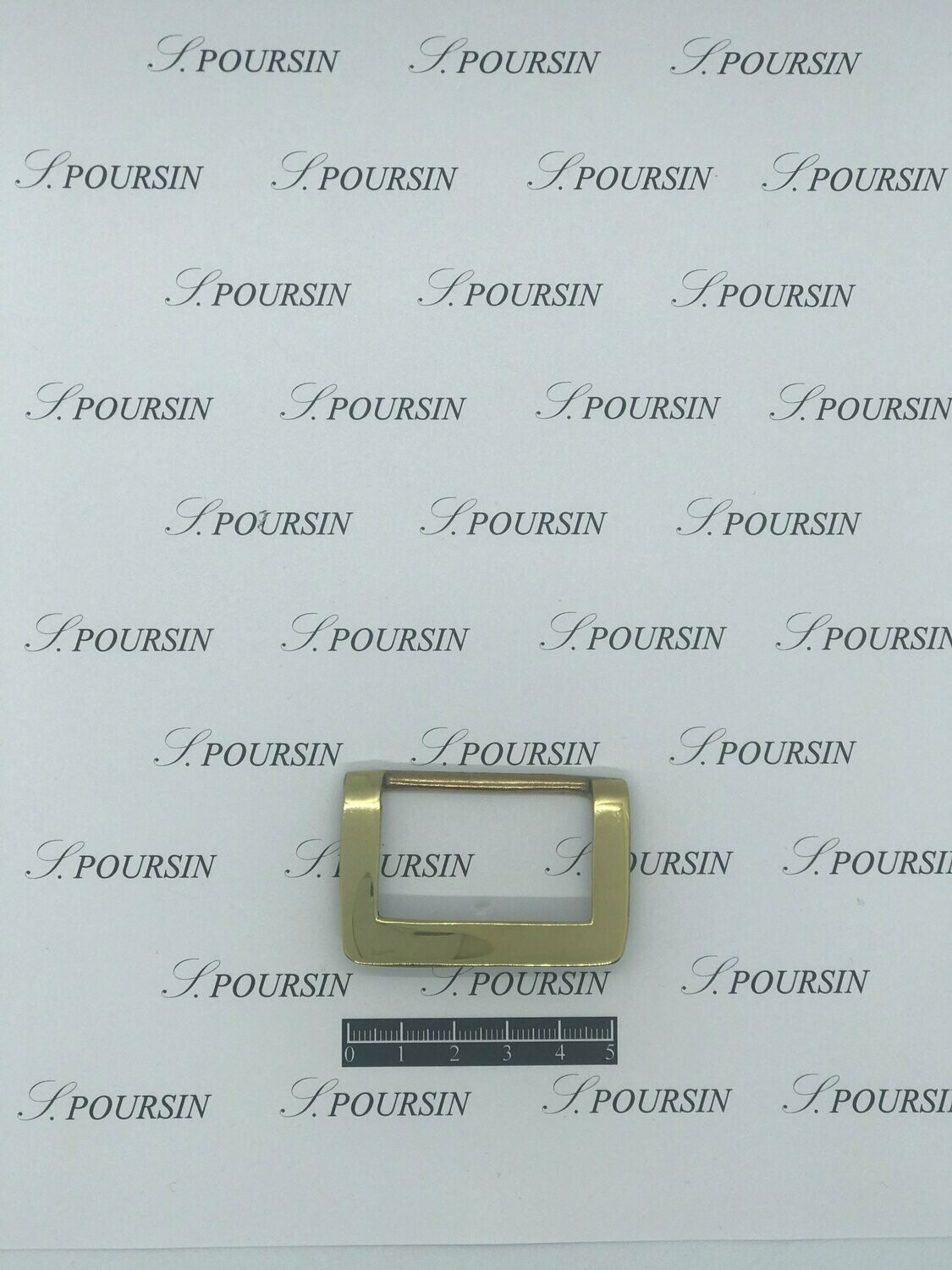 Boucle 982/40 à Tenon Laiton Poli - lot de 2 pièces