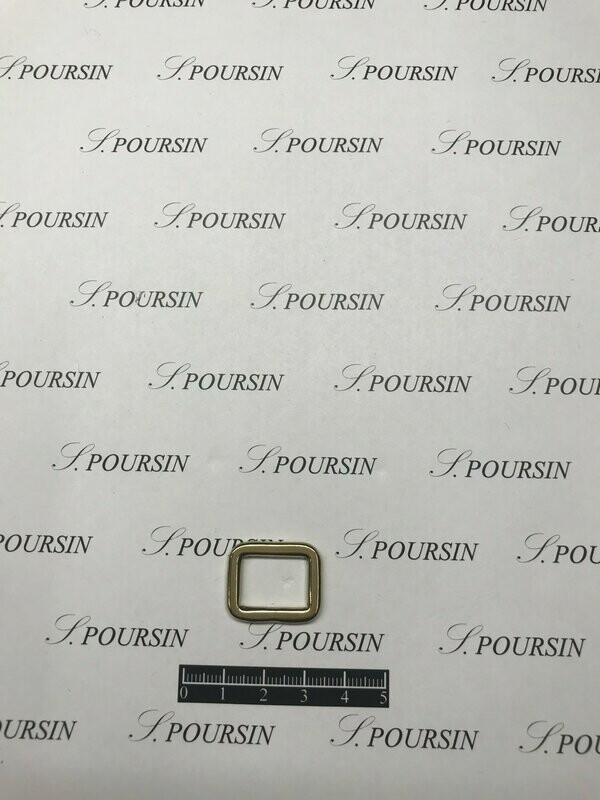 Cadre plat 16x12 Soudé Laiton Poli Bille -Bonne Affaire! - lot de 10 pièces