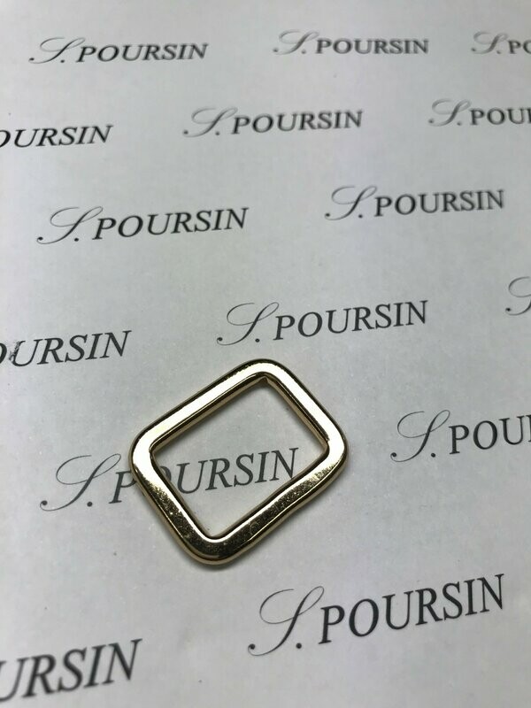 Cadre plat 20x15 Soudé Laiton Doré Or Rose Verni - Bonne Affaire! - lot de 10 pièces
