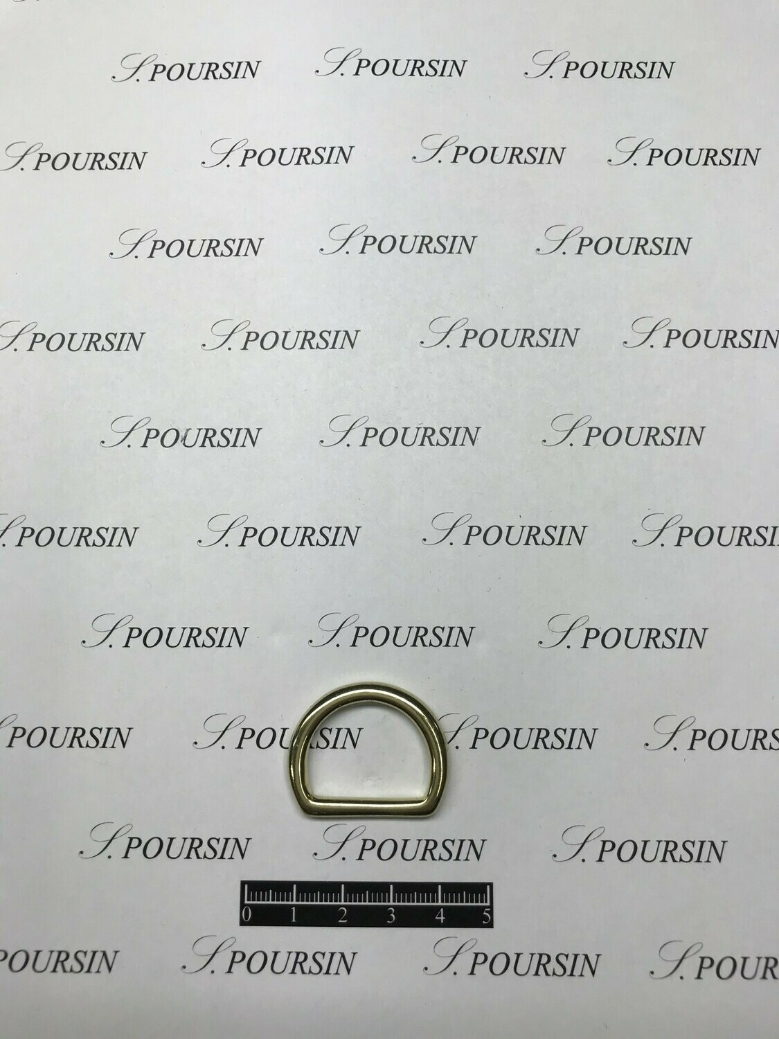 Dé fondu 23mm CH Laiton Poli Bille - lot de 2 pièces
